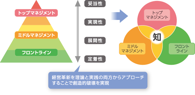 理論と実践をチームによって融合させた変革支援